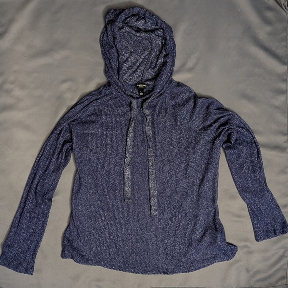 Kenneth Cole Navy Hooded Pullover - Picture 1 of 2